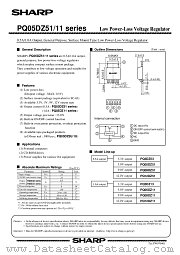 PQ05DZ51-SERIES datasheet pdf SHARP