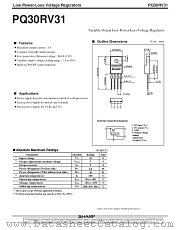 PQ30RV31 datasheet pdf SHARP
