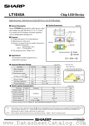 LT1E45A datasheet pdf SHARP