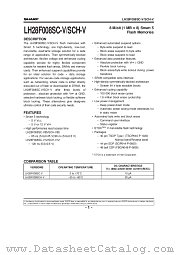 LH28F008SC-V datasheet pdf SHARP