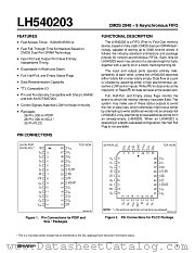 LH540203 datasheet pdf SHARP