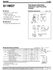 S11MS7 datasheet pdf SHARP