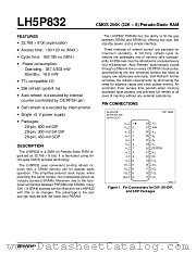 LH5P832 datasheet pdf SHARP