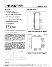 LH5496 datasheet pdf SHARP