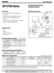 GP1U78Q-SERIES datasheet pdf SHARP