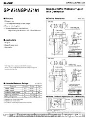 GP1A74A1 datasheet pdf SHARP