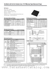 LT1474M datasheet pdf SHARP