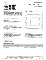 LZ2353B datasheet pdf SHARP