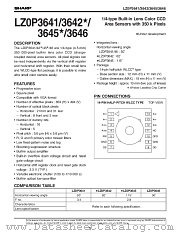 LZ0P3645 datasheet pdf SHARP