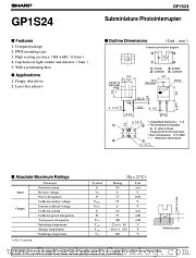 GP1S24 datasheet pdf SHARP