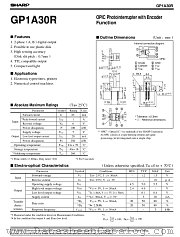 GP1A30R datasheet pdf SHARP