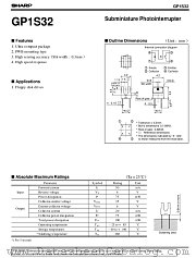 GP1S32 datasheet pdf SHARP