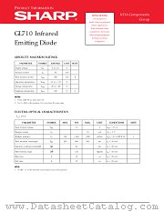 GL710 datasheet pdf SHARP