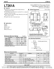 LT261A datasheet pdf SHARP