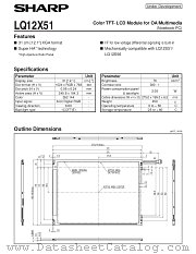 LQ12X51 datasheet pdf SHARP