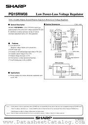 PQ15RW08 datasheet pdf SHARP