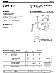 GP1S33 datasheet pdf SHARP