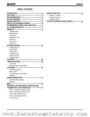 SM8521 datasheet pdf SHARP