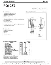 PQ1CF2 datasheet pdf SHARP