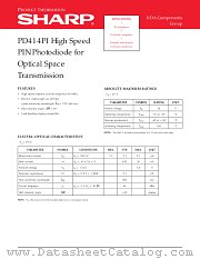 PD414PI datasheet pdf SHARP