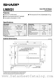 LM8V31 datasheet pdf SHARP
