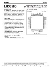 LR38580 datasheet pdf SHARP