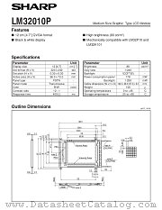 LM32010P datasheet pdf SHARP