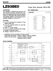 LZ93BE0 datasheet pdf SHARP