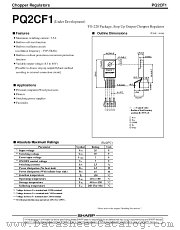 PQ2CF1 datasheet pdf SHARP