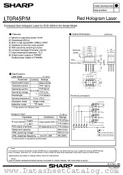 LT0R45P datasheet pdf SHARP
