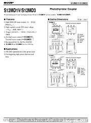 S12MD3 datasheet pdf SHARP