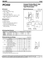 PC452 datasheet pdf SHARP