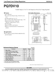 PQ7DV10 datasheet pdf SHARP