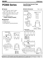 PC866-SERIES datasheet pdf SHARP