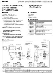GP1F32R datasheet pdf SHARP