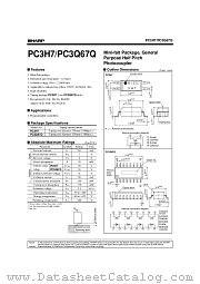 PC3Q67Q datasheet pdf SHARP