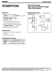 PC356NT datasheet pdf SHARP