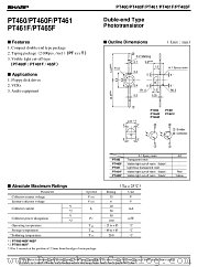 PT460F datasheet pdf SHARP