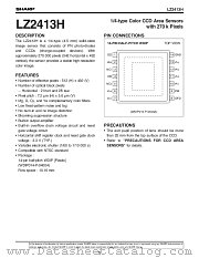 LZ2413H datasheet pdf SHARP