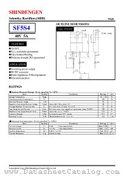 SF5S4 datasheet pdf Shindengen