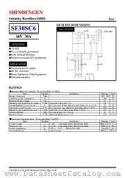 SF30SC6 datasheet pdf Shindengen