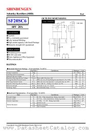 SF20SC6 datasheet pdf Shindengen
