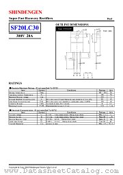 SF20LC30 datasheet pdf Shindengen