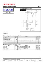 SF20JC10 datasheet pdf Shindengen
