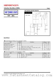 SF20H1R5 datasheet pdf Shindengen