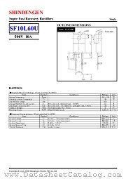 SF10L60U datasheet pdf Shindengen