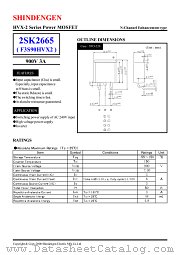 2SK2665 datasheet pdf Shindengen