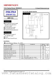 2SK2564 datasheet pdf Shindengen