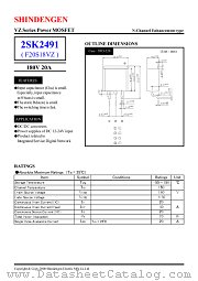 2SK2491 datasheet pdf Shindengen