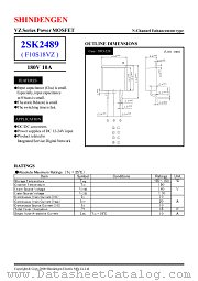 2SK2489 datasheet pdf Shindengen